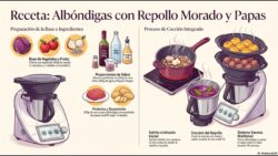 Cocina alemana: Repollo Morado y Albóndigas (apto para Thermomix)