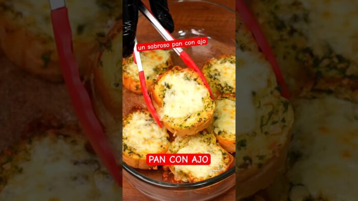 Como hacer Pan con Ajo en airfryer #airfryer #recipe #food #easycook #anyonecancook #simplycook