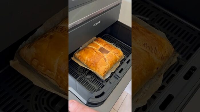 Coussin jambon fromage #recettefacile #airfryer  #capodonrozzo #pourtoi #4k #shorts #fyp  #food