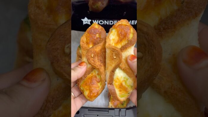 Crispy Cheese Bread In Airfryer #yt #shots