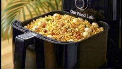 Crispy Puffed Rice in Air Fryer | Makhana Peanut Mixture Recipe | Easy Healthy Snack