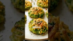 Crispy Smashed Parmesan Broccoli (Healthy Fries Swap) 🥦🧀 #simple #tasty #healthy #recipe