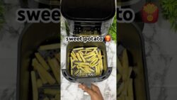 Crispy Sweet Potato Fries in Air Fryer | Easy & Healthy Recipe