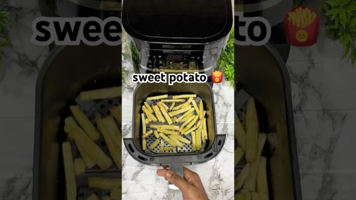 Crispy Sweet Potato Fries in Air Fryer | Easy & Healthy Recipe