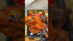 Crispy Tandoori Chicken Drumsticks 🤤🔥 #Shorts #viral #chicken #recipe #food #airfryer