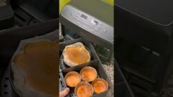 DOBLE #POSTRE EN FREIDORA DE AIRE | #Tarta mágica de #queso + #Flanes de fresa ¿ que prefieres?