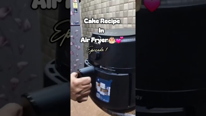 Episode 1 of Air Fryer Series | Cake Recipe 🍰 | cookbookbyhema #food #recipe #trending #cake