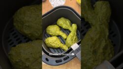 Healthy High Protein Hara Bhara Chicken Tangdi Recipe in Air Fryer😋#shorts #reels #trending #youtube