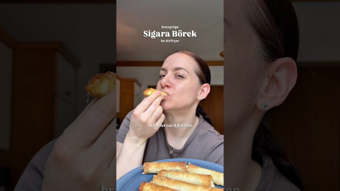 Knusprige Sigara Börek ohne Frittieren im Airfryer