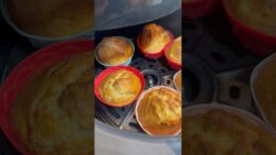 Muffins de plátano en freidora de aire 🍌  #muffins #recetasenfreidora