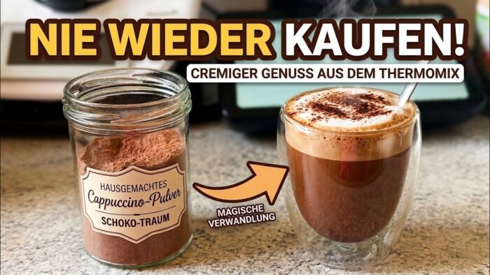Nie wieder fertig kaufen! ☕️ Schoko-Cappuccino-Pulver aus dem Thermomix