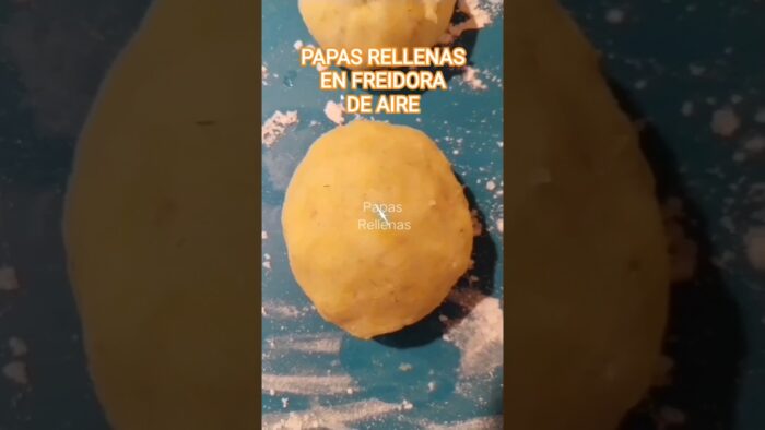 PAPAS RELLENAS EN FREIDORA DE AIRE @recemanu #airfryer #freidoradeaire #papasrellenaenairfryer