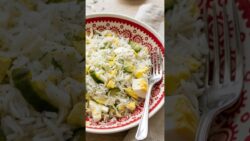 🥦 PIATTO UNICO: RISO BASMATI, VERDURE E  UOVA #piattounico #bimbytm7 #riso #varoma