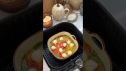 Petit-déjeuner simple à l’air fryer  #AérogrillRecette #CuisineAérogrill#AérogrillFacile