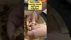 Quick and easy Oats cookies 🍪 at home 😋 #airfryer #snacks #kidfriendly #food #musttry