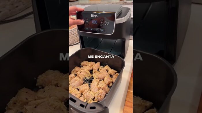 🥗 RECETA EXPRESS: Bites de pollo en air fryer 🍗