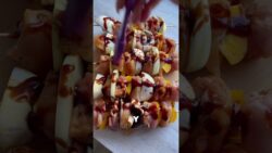 Receta de BROCHETAS DE POLLO A LA FREIDORA DE AIRE  #recetas #alimentossanos #receta