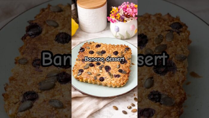 Sugar-free gluten-free banana dessert in the air fryer in 5 minutes 🍌🔥