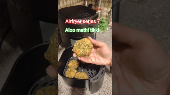Try to Aloo methi tikki recipe, #airfryerrecipes #tikki #aloorecipe #shortsfeed #ytshorts #recipe