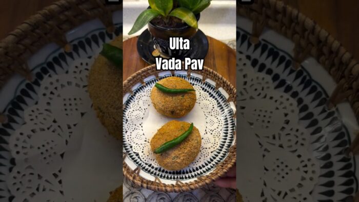 Ulta Vada Pav? – Air Fryer Healthy Breakfast Recipe #anuradhabhaiya #vadapavrecipe