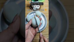 Viral Air Fryer Boiled Eggs 😱🔥 | Easy No Water Recipe #trending#viral#airfryer#airfryereggs#shorts