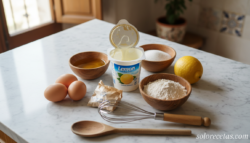 Bizcocho de yogur esponjoso: receta clásica con el vaso de medida