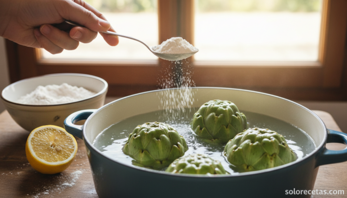 Cómo cocer alcachofas blancas: trucos para que no se oxiden