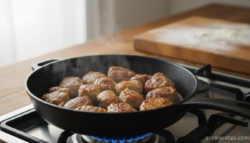 Cordero con nueces al horno: receta con queso manchego y nata