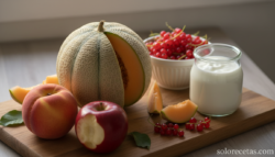 Ensalada de melón: receta fresca con frutas y yogur paso a paso