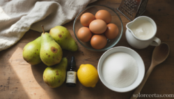 Pudín de pera casero: receta fácil, jugosa y al baño maría