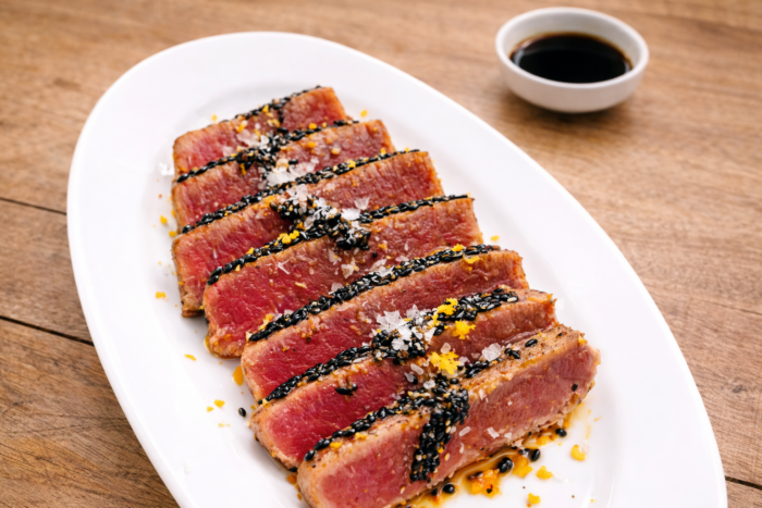 Tataki de salmón con lima muy sencillo