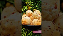 ¿CHIPÁ en freidora de aire? Día 2 (mirá ese queso) #oster #shorts #cocinando