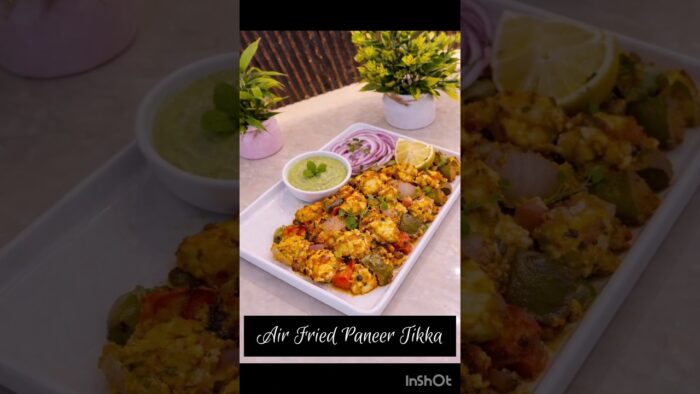 Air Fried Paneer Tikka Recipe | Healthy & Oil-Free Tandoori | No Oven, No Tandoor | Easy Veg Starter