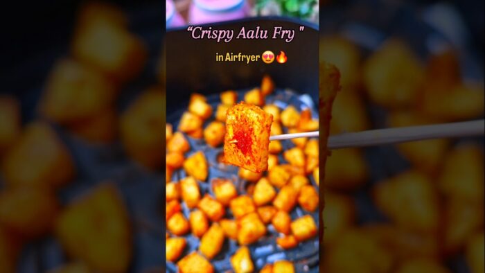 Air Fryer Aalu Fry Recipe | Crispy Aloo Fry Without Deep Fry | Easy Snack Recipe#shorts