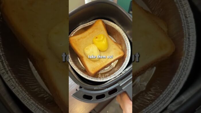 🍞 Air Fryer Chocolate Lava Toast Easy 5 Min Dessert! 🍫🔥