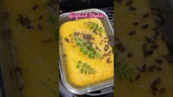 Air Fryer Dhokla | Crispy Outside Soft Inside | Instant Dhokla Recipe #airfryerrecipes #shorts