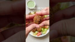 Air Fryer Falafel 🔥 Crispy Without Oil | Easy Healthy Recipe