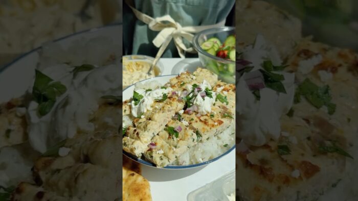 Air Fryer Mediterranean Chicken Bites #recipe #easyrecipe #airfryerrecipes #summerrecipes