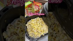🍿Air Fryer Popcorn Recipe | Perfect Popcorn in Air Fryer | Easy Snack in Minutes 🍿#viralrecipes