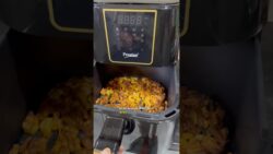 Air Fryer Potato Fry | Crispy & Less Oil Recipe 🔥 #airfryer #recipe #shorts  #potatosnacks  ...
