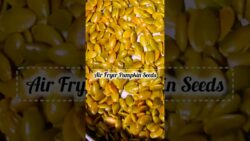 Air Fryer Pumpkin Seeds #healthyrecipes #airfryerrecipes #hyderabadfoodie #quickrecipes #viral #fyp