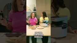 Air Fryer Redonda: ¡Más Capacidad, Más Recetas! #shorts