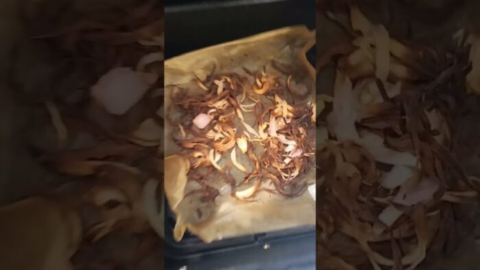Air fried brown onion 🧅#recipe #airfryer #food #foodie #foodforfoodies