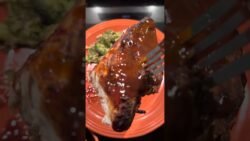 Air fry chicken with mashed potatoes and broccoli #food #foodrecipes #chickenrecipe #foodie