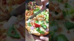 Air fryer me tasty  pizza 🍕  # taste of Punjab#like# share # comment #  Must try this recipe 😋