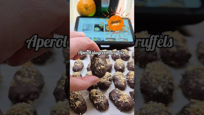 Aperol slagroom truffels