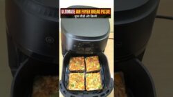 Bread Pizza in Air Fryer 🍕 | 10 Minute Crispy Pizza Recipe | No Oven Needed #breadpizza #pizzarecipe