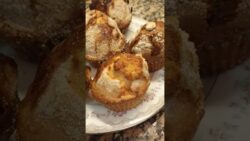 COMO HACER MUFFINS EN FREIDORA DE AIRE 🧁​#foodshorts #muffins #freidoradeaire #airfryer