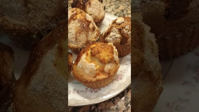 COMO HACER MUFFINS EN FREIDORA DE AIRE 🧁​#foodshorts #muffins #freidoradeaire #airfryer