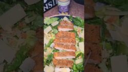 Caesar Salad. Air-Fried Chicken Breast. #recipe #foodie #homecook